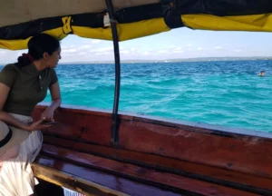 Zanzibar Snorkeling Boat View